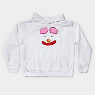 fun clown face Kids Hoodie